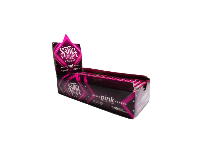 Sativa Club Celulosa Regular Color Rosa x22 Unidades 
